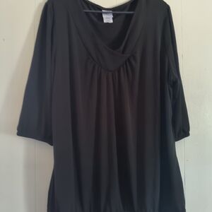 Elegant Black Women's Top